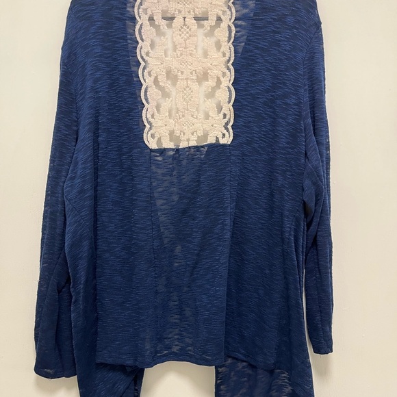 M❤️Fasis Elegant Navy Blue Women's Sweater - Picture 2 of 3